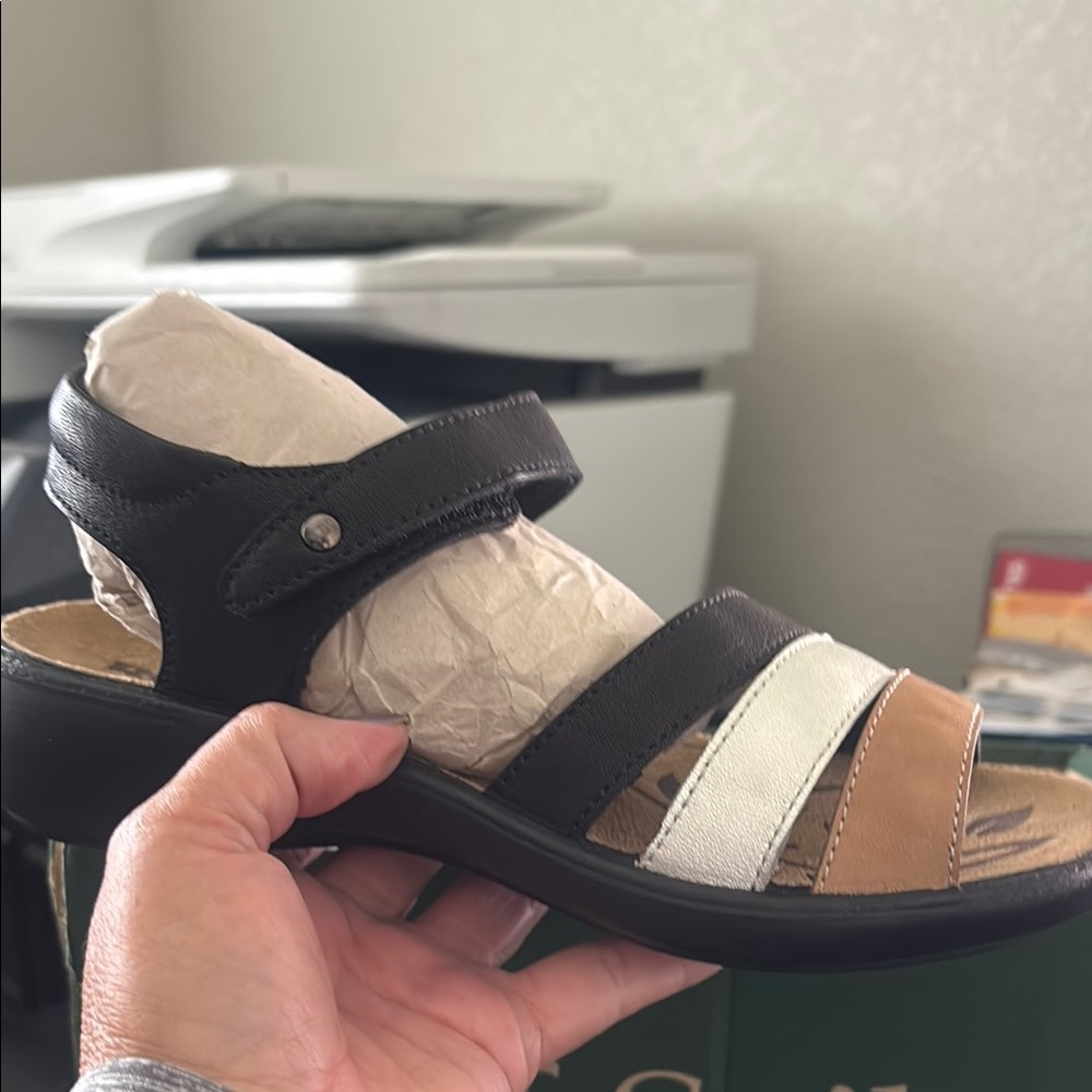 NWB Women’s Romika Ibiza leather sandals.  Euro 37. US 6.5 Comfort sandal